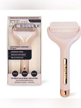 Finishing Touch Flawless Ice Roller - Blush Pink
